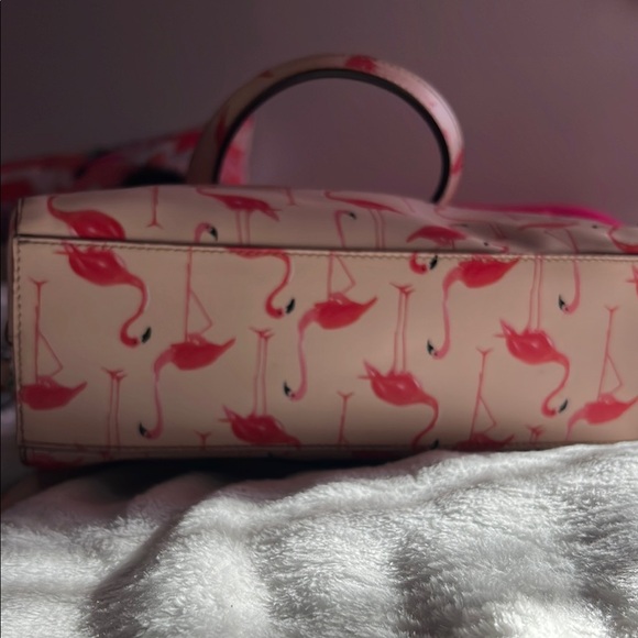 Kate Spade Pink Flamingo Print Women's Bag - Picture 2 of 4